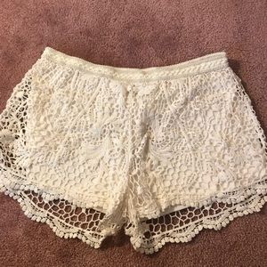 Lace shorts